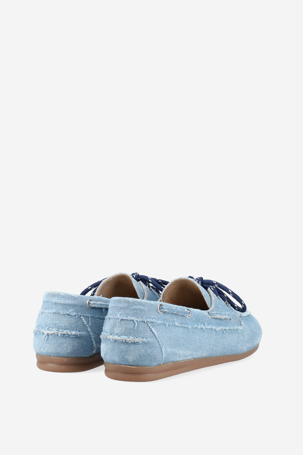 Boat brushed denim loafers