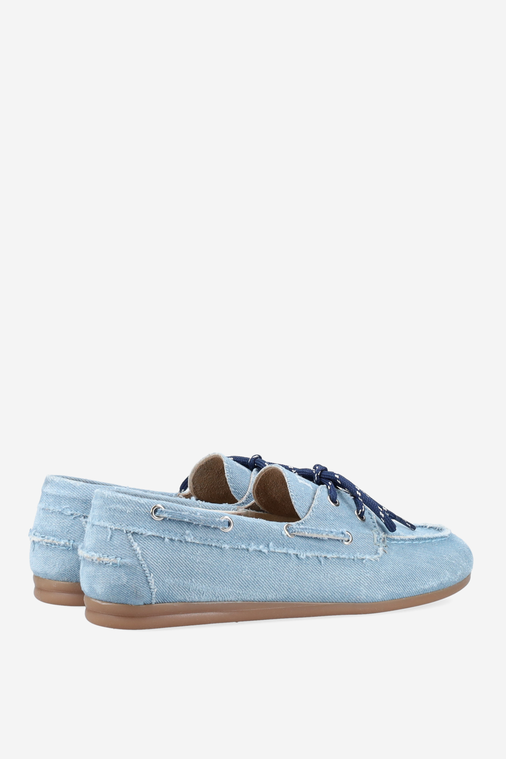 Boat brushed denim loafers