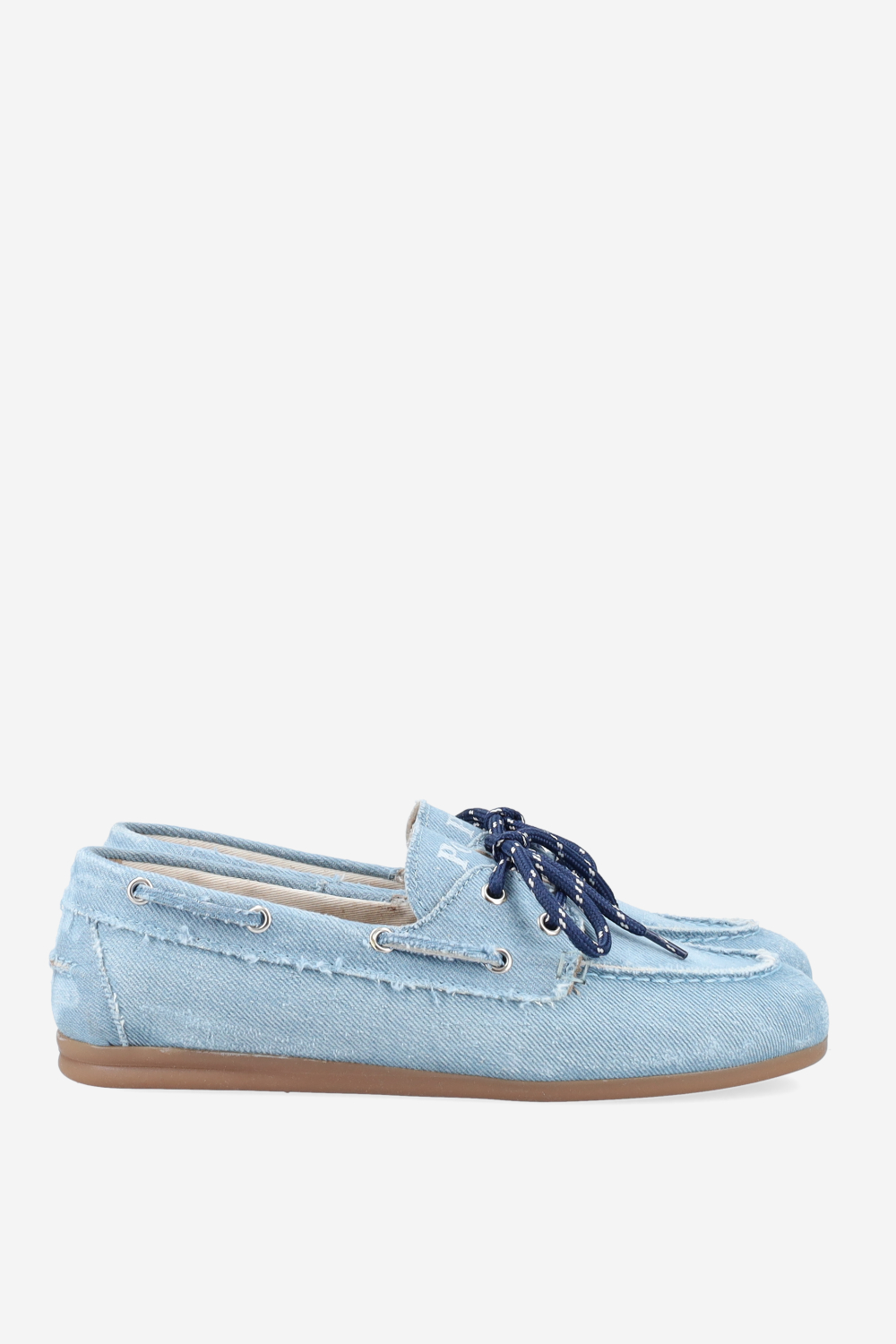 Boat brushed denim loafers