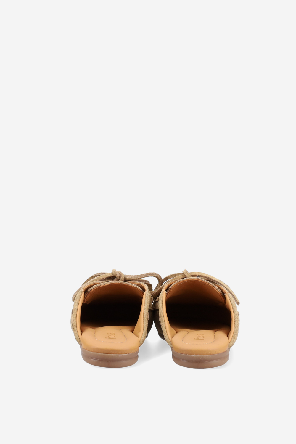 Boat loafer suede mules