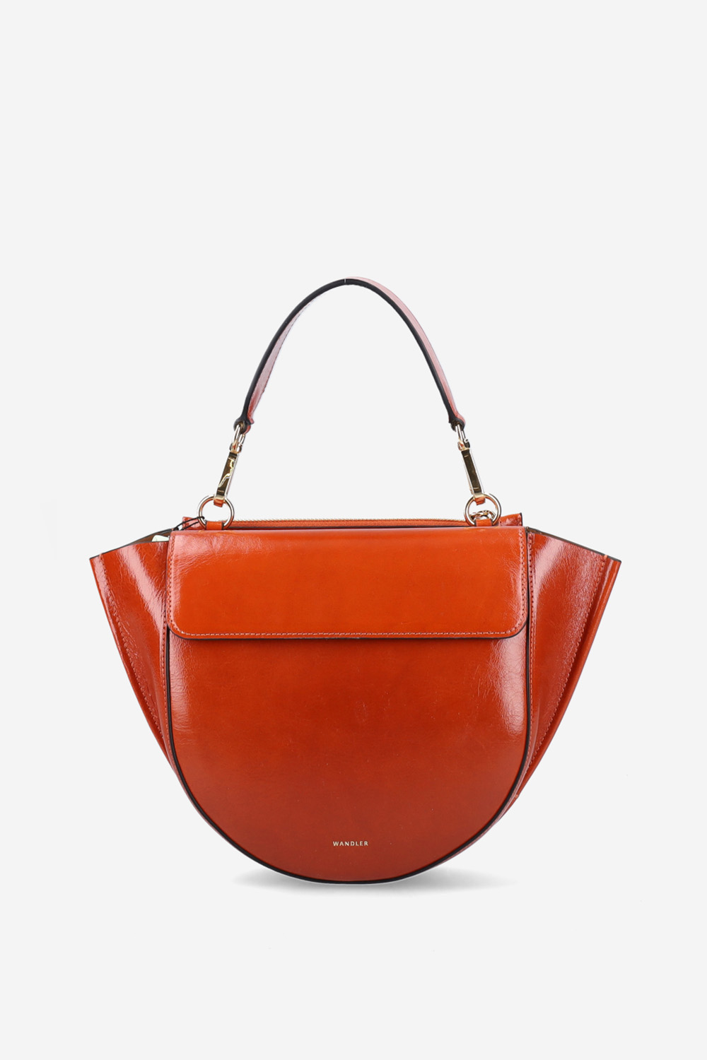 Hortensia medium leather crossbody - Mayke