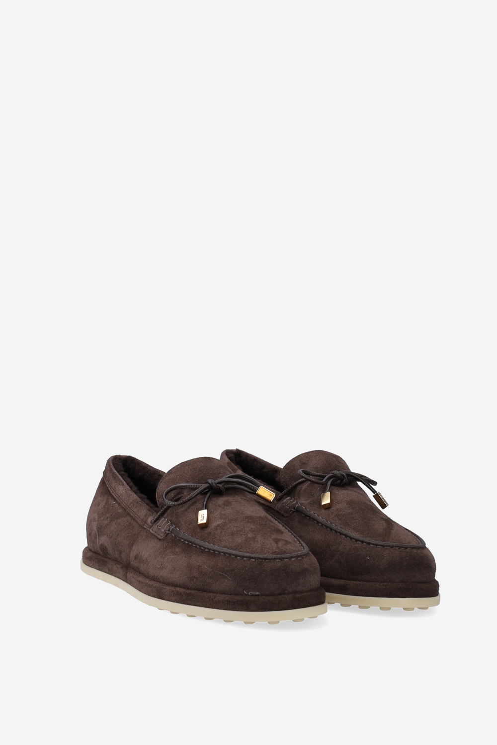Gomma suede loafers