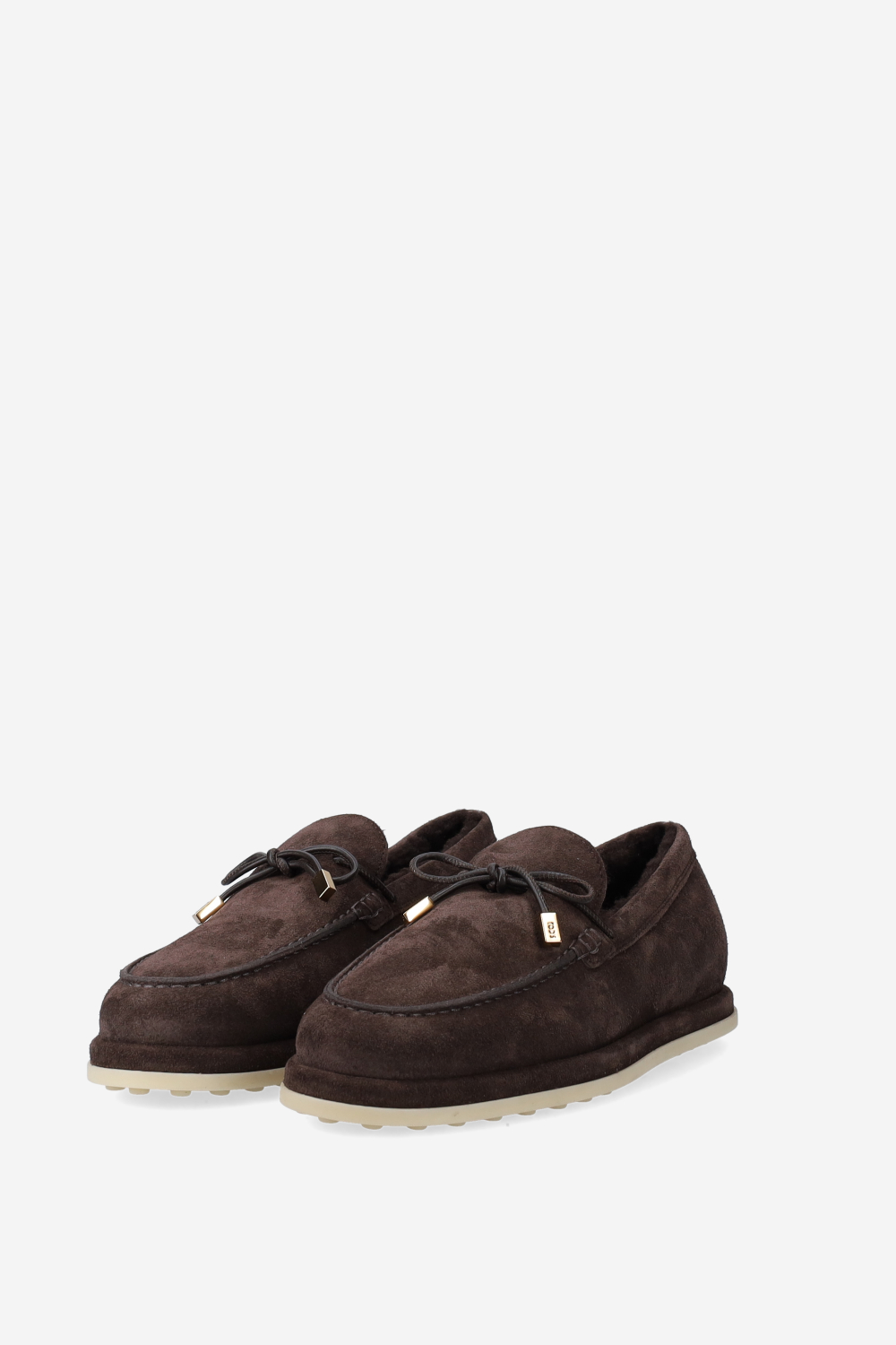 Gomma suede loafers