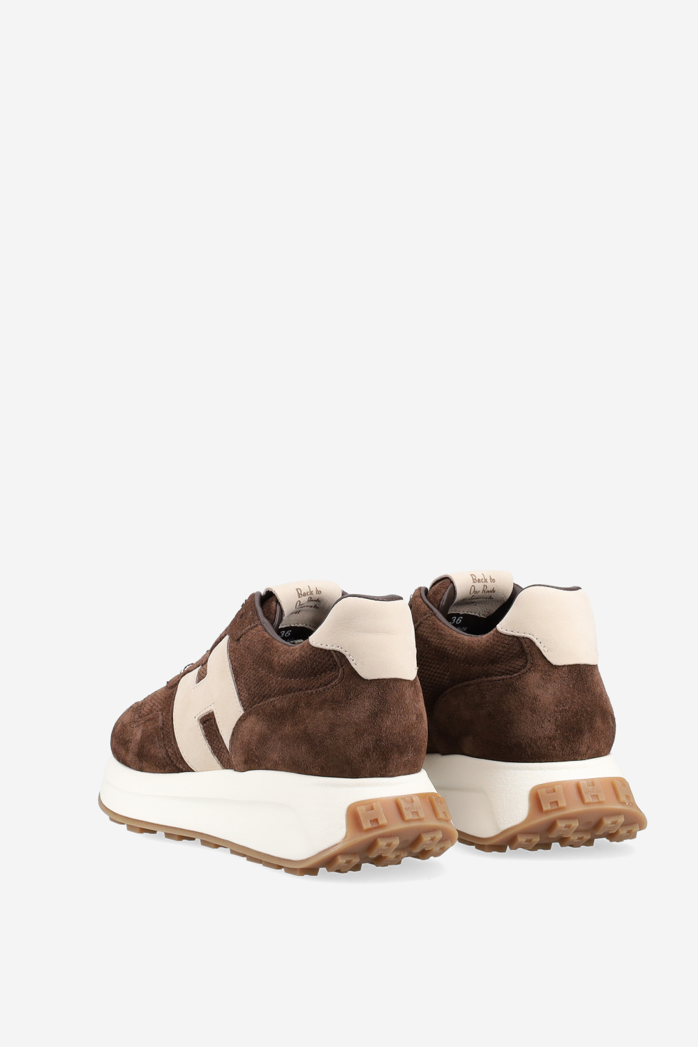 H641 suede sneakers