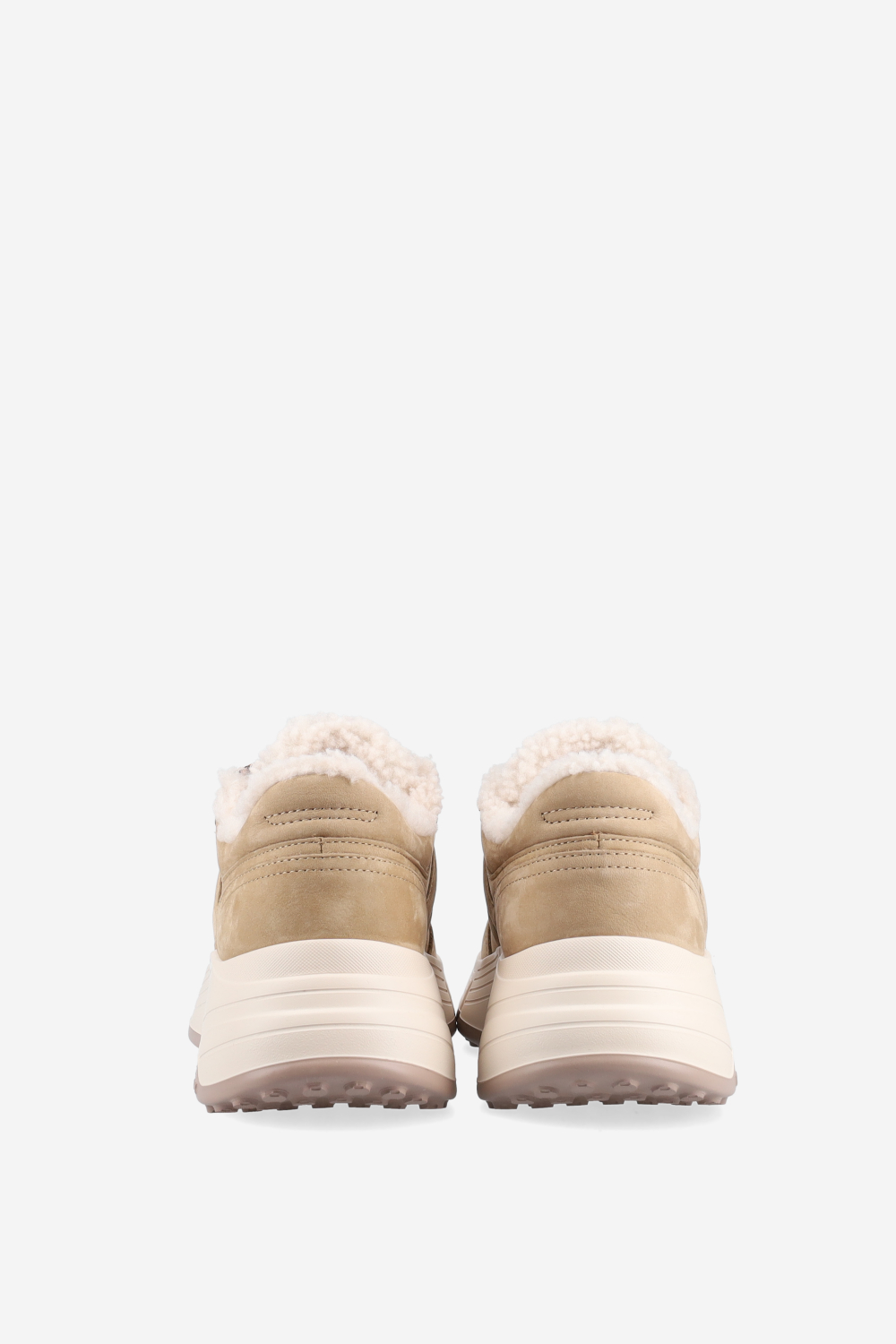 H669 suede fur sneakers