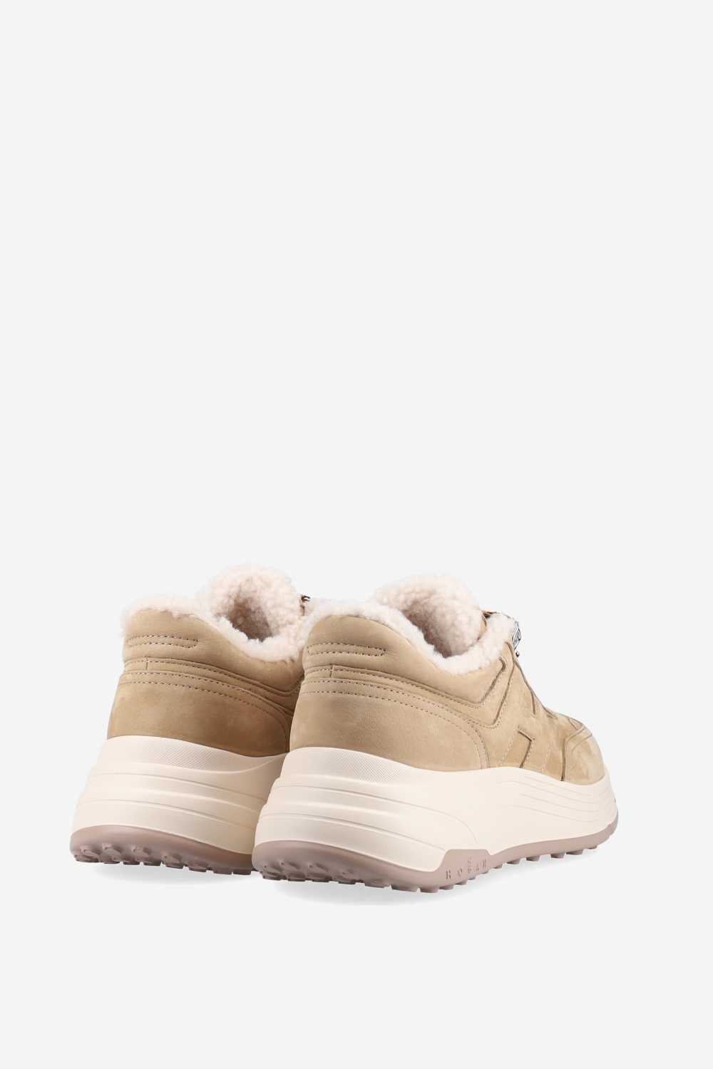 H669 suede fur sneakers