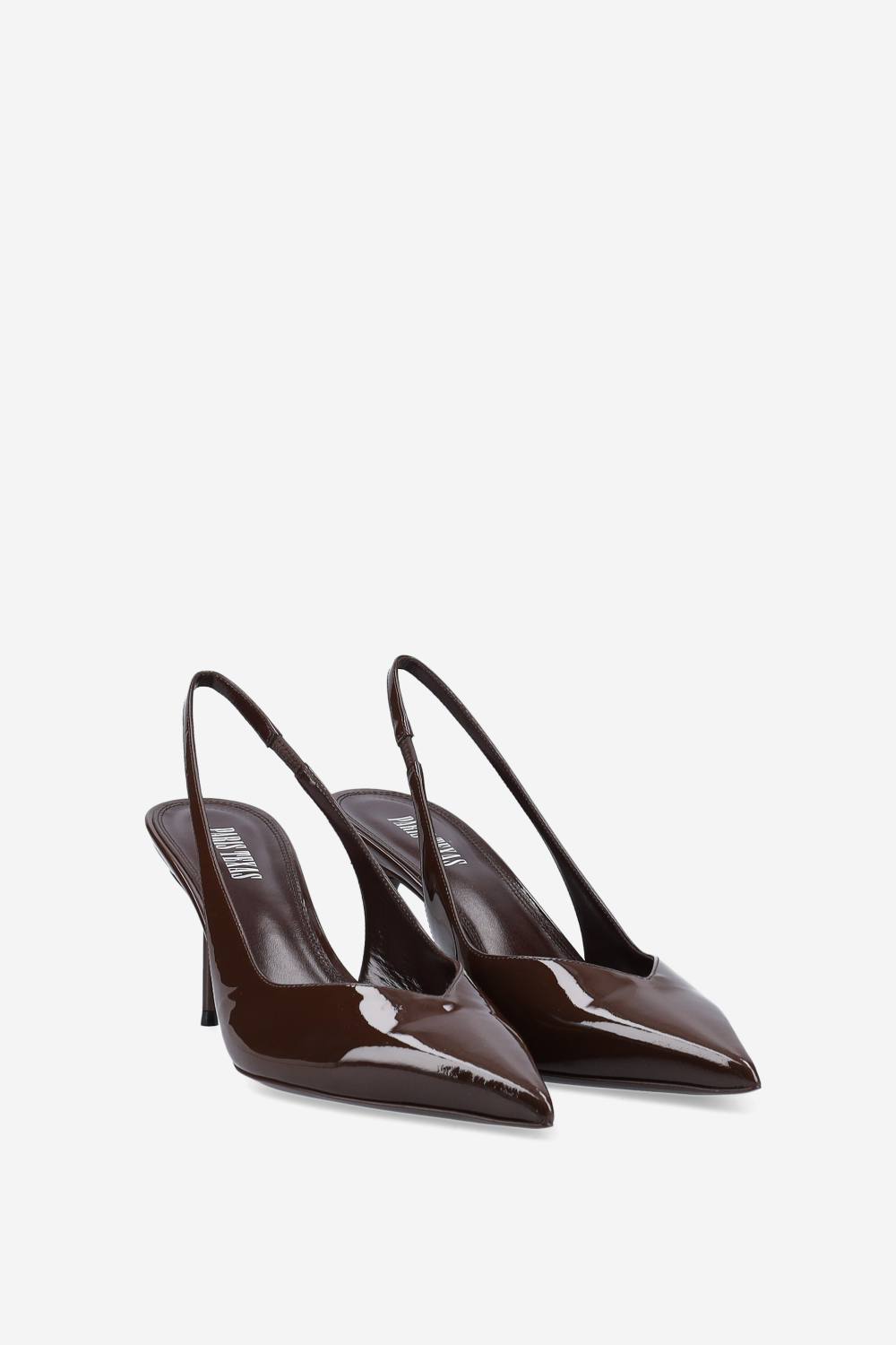Lidia 70 patent leather slingbacks