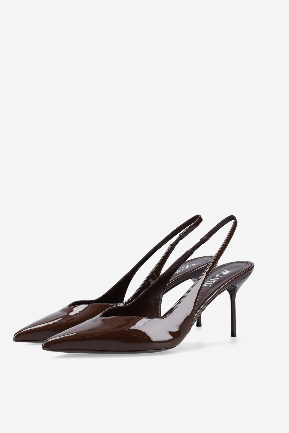 Lidia 70 patent leather slingbacks