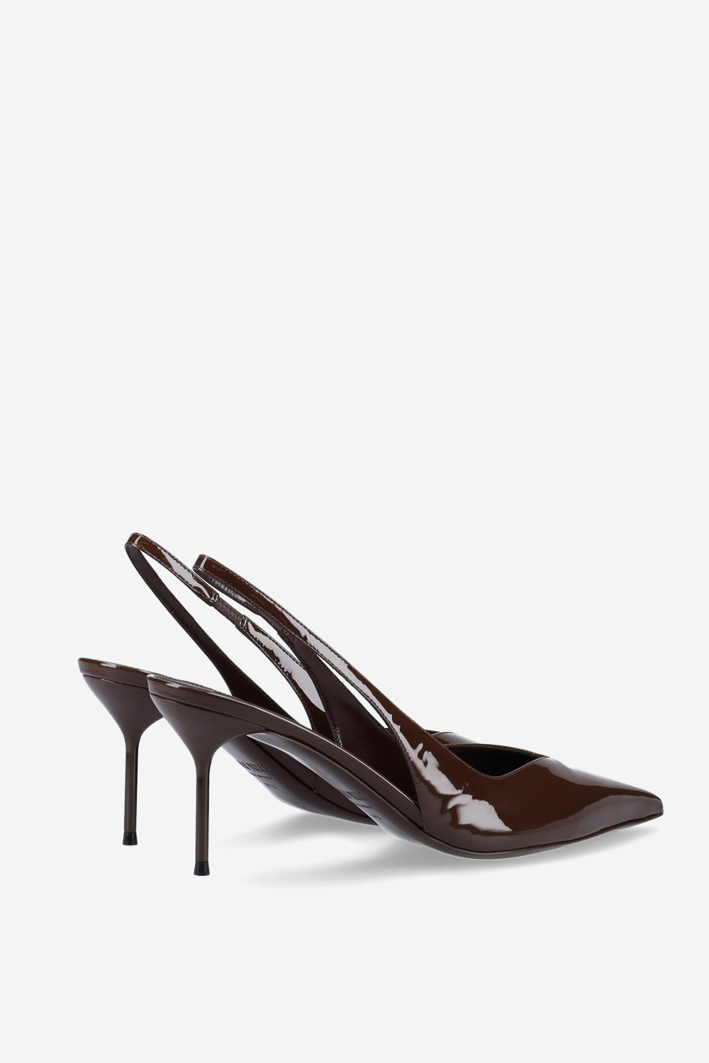 Lidia 70 patent leather slingbacks