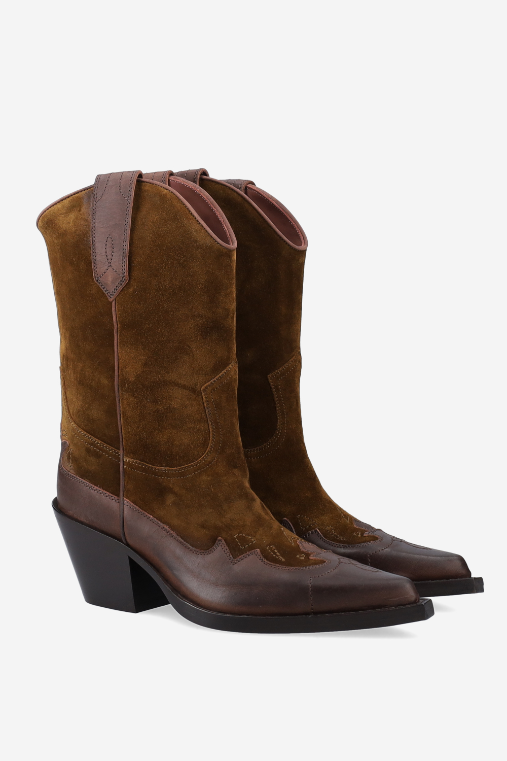 Dakota 60 embroidered leather boots