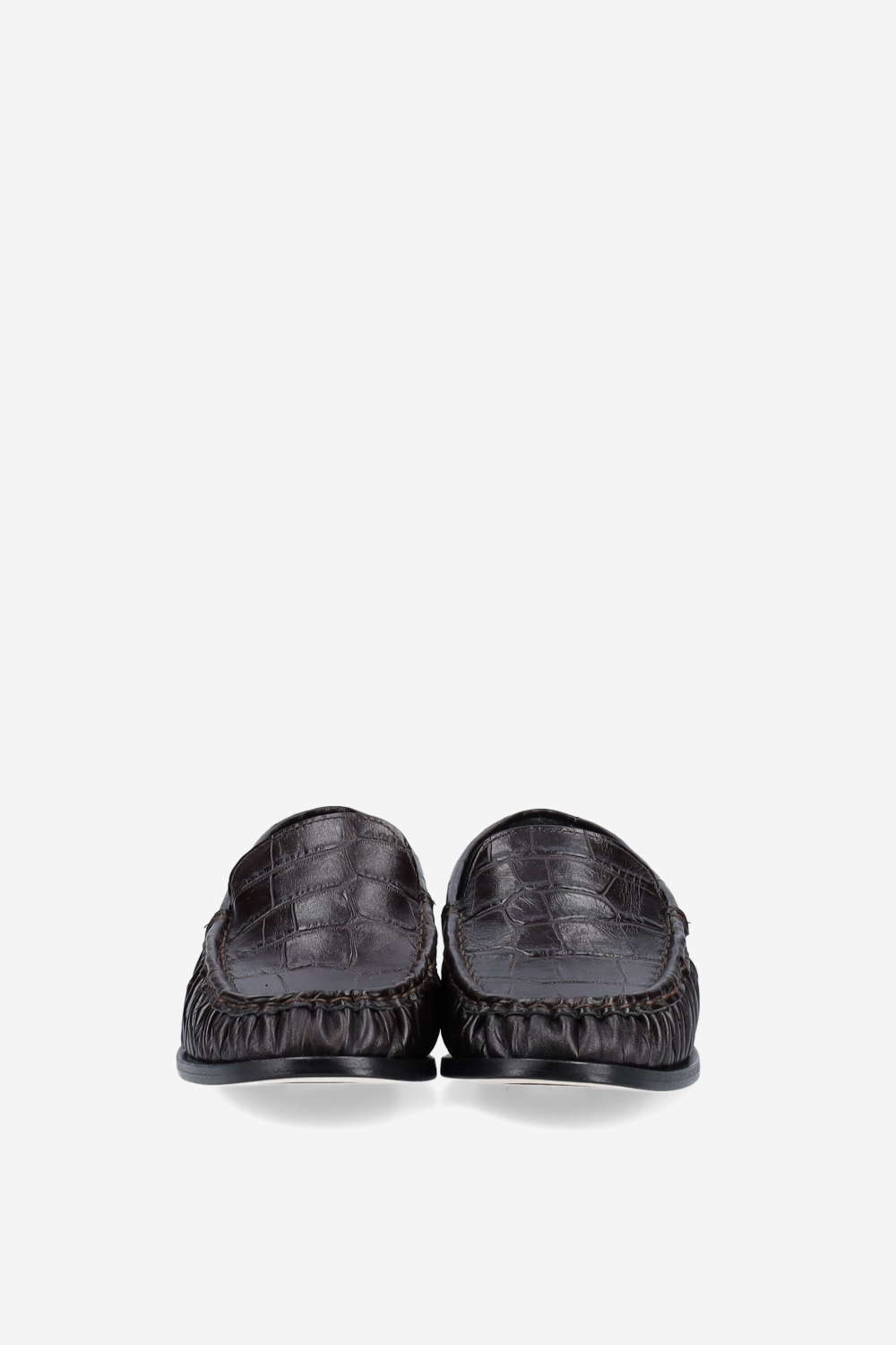 Rudi croco leather loafers