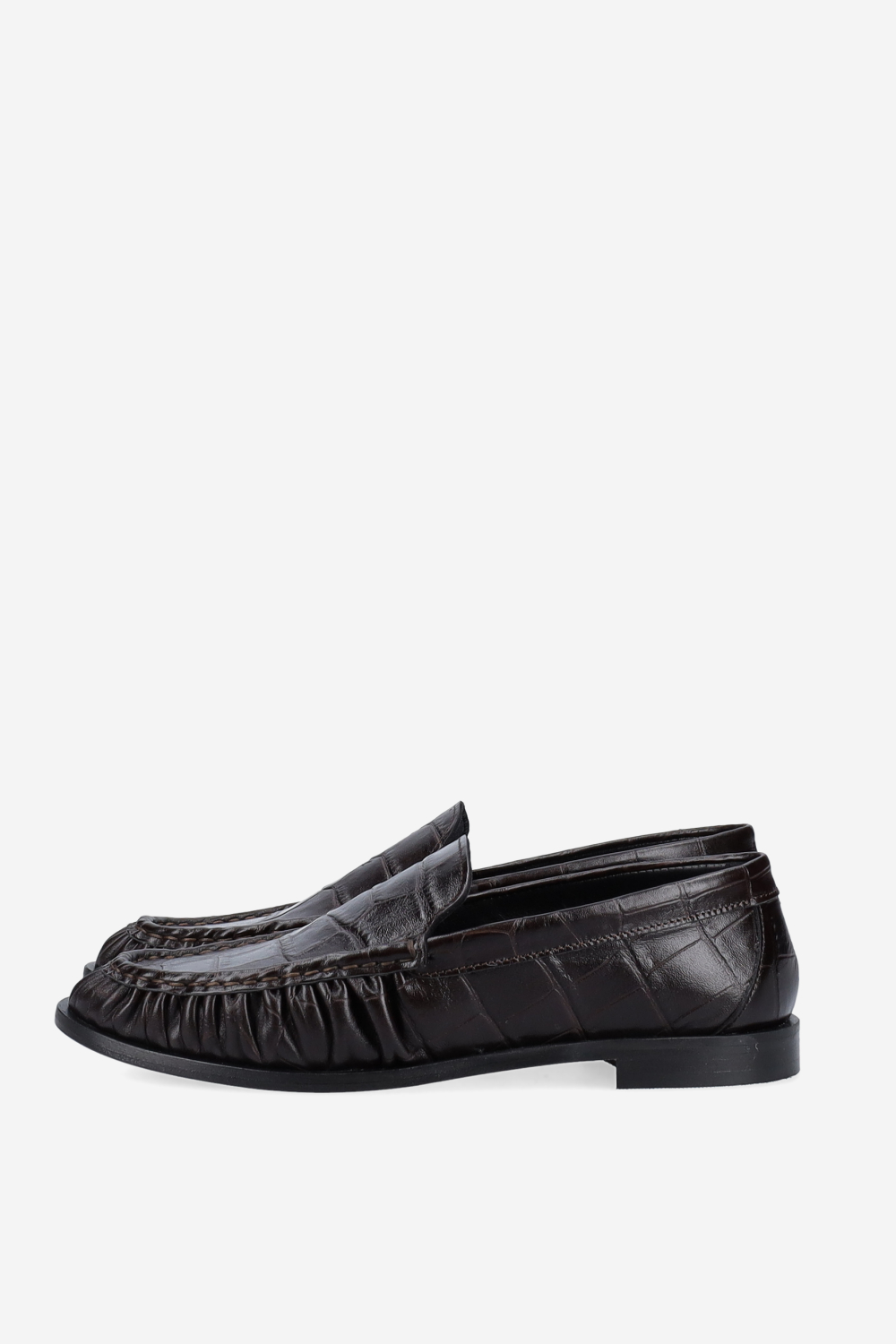 Rudi croco leather loafers