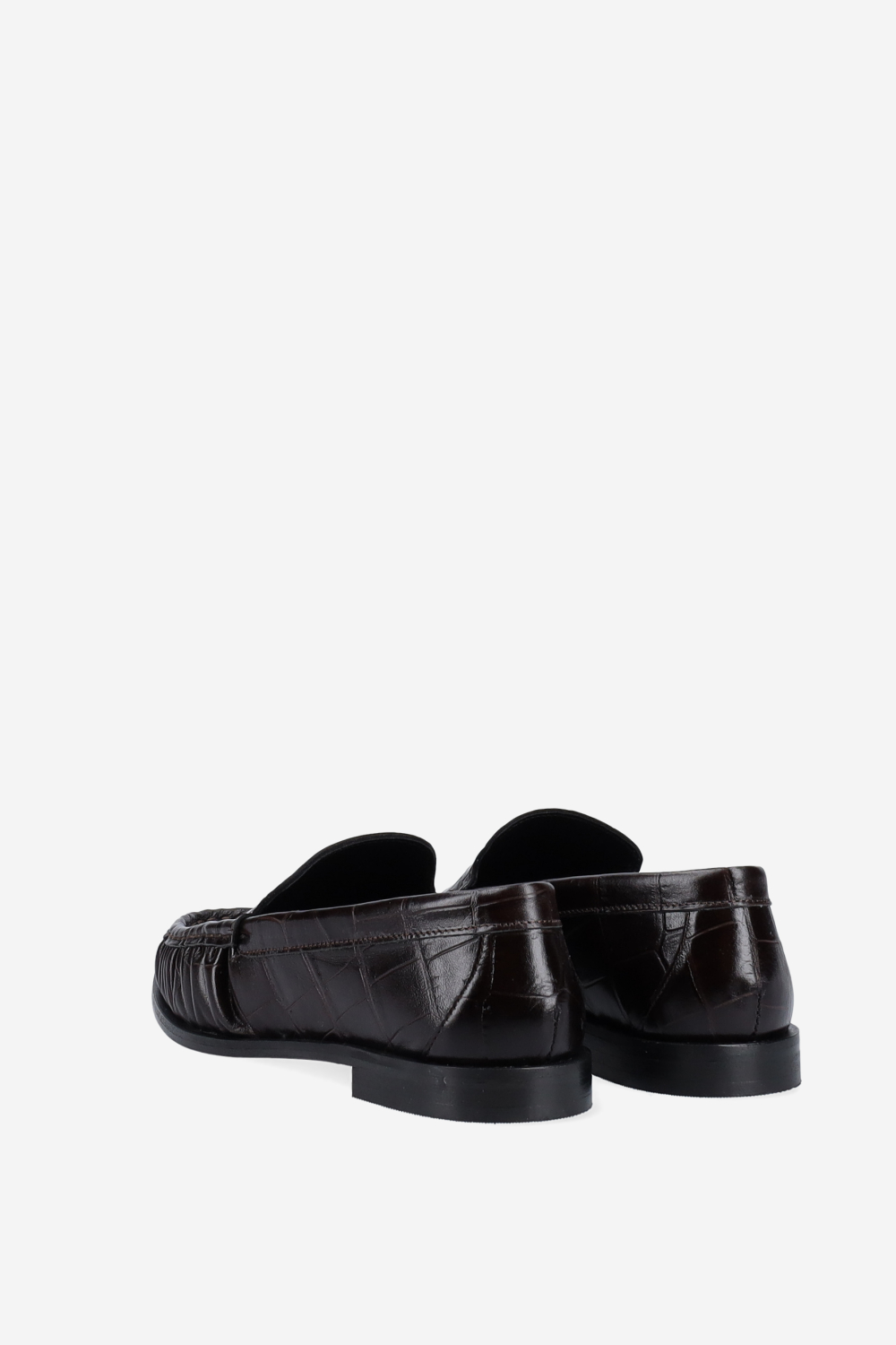 Rudi croco leather loafers
