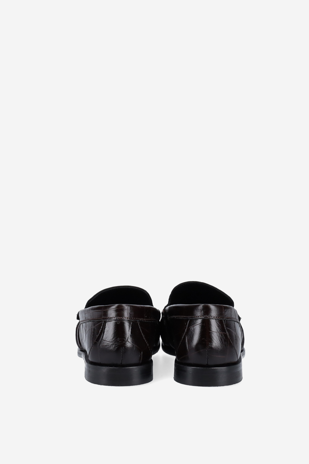Rudi croco leather loafers