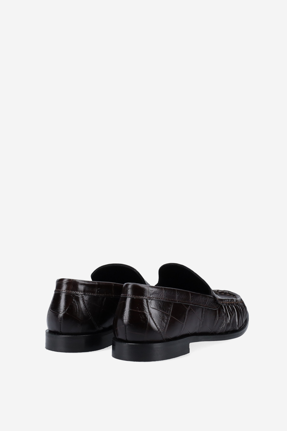 Rudi croco leather loafers