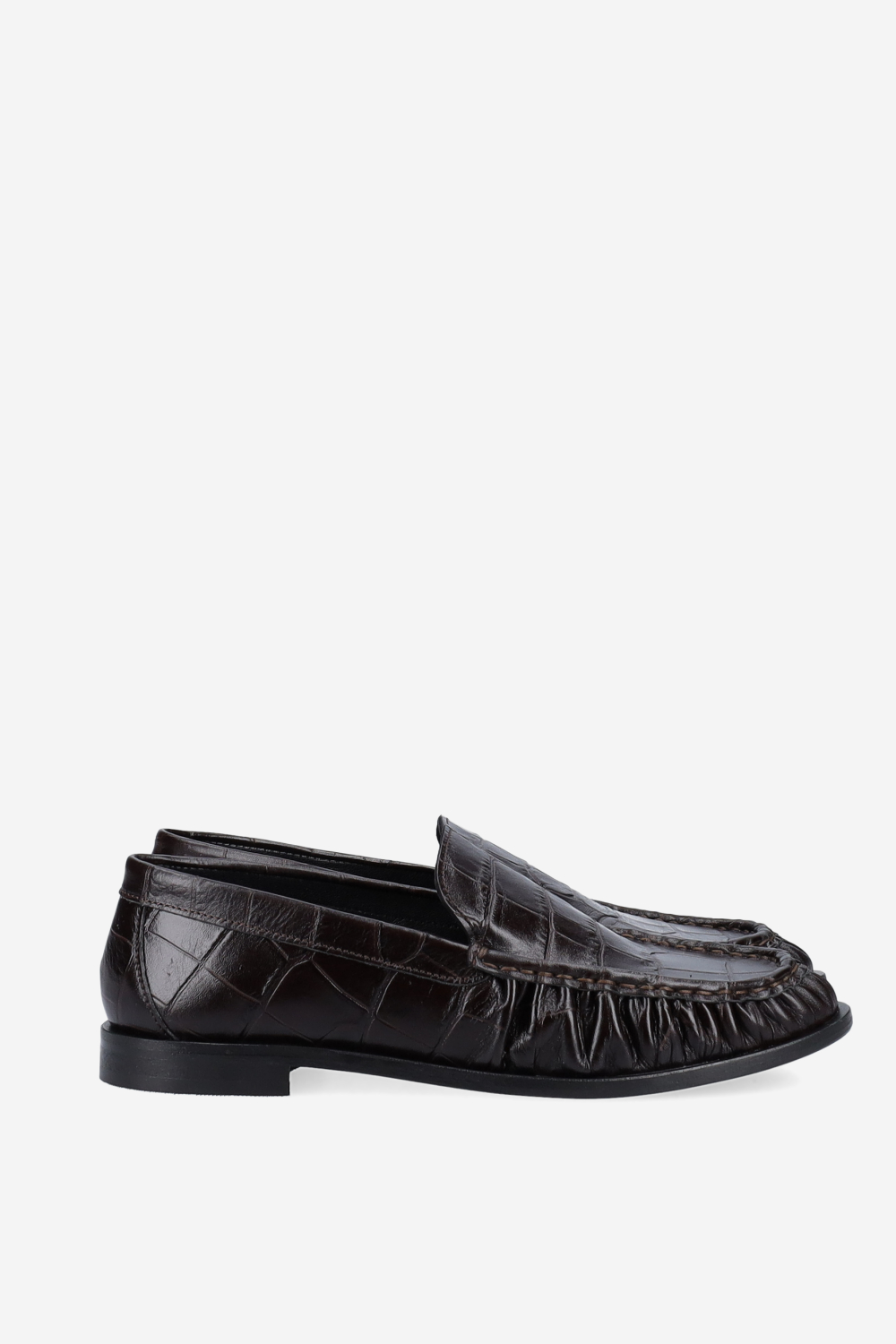 Rudi croco leather loafers