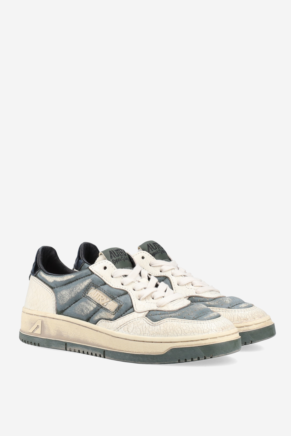 Super vintage low leather sneakers