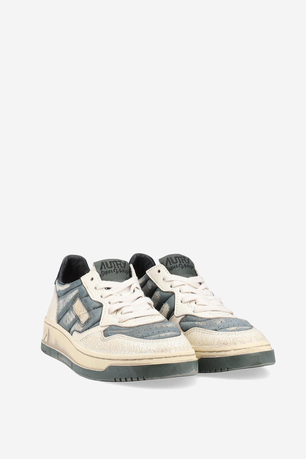 Super vintage low leather sneakers