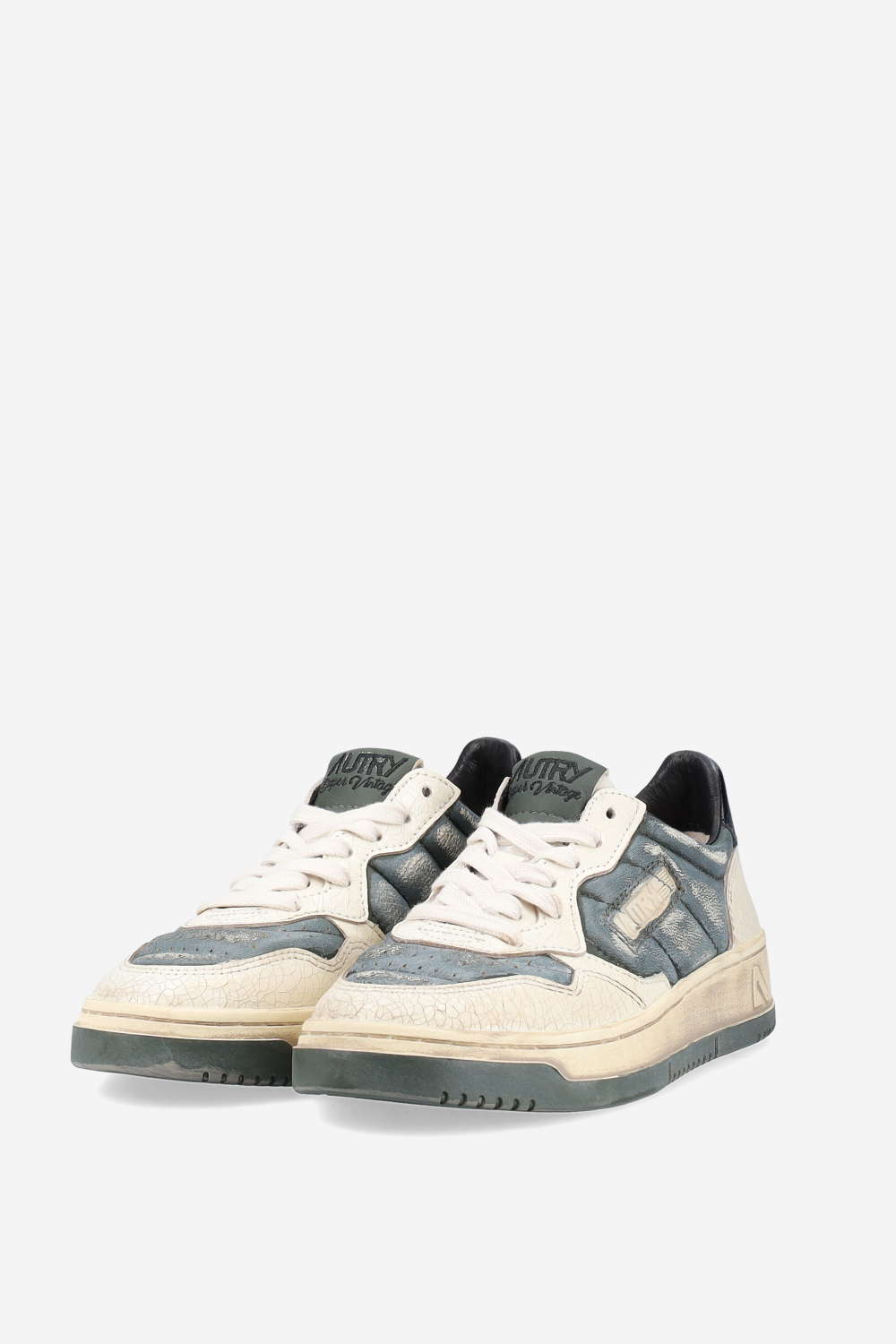 Super vintage low leather sneakers