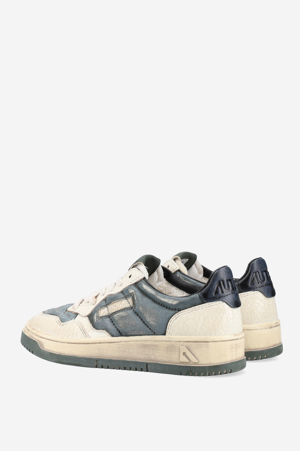 Super vintage low leather sneakers