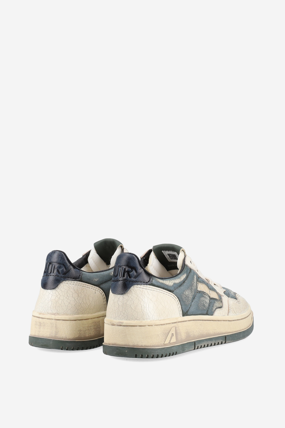 Super vintage low leather sneakers