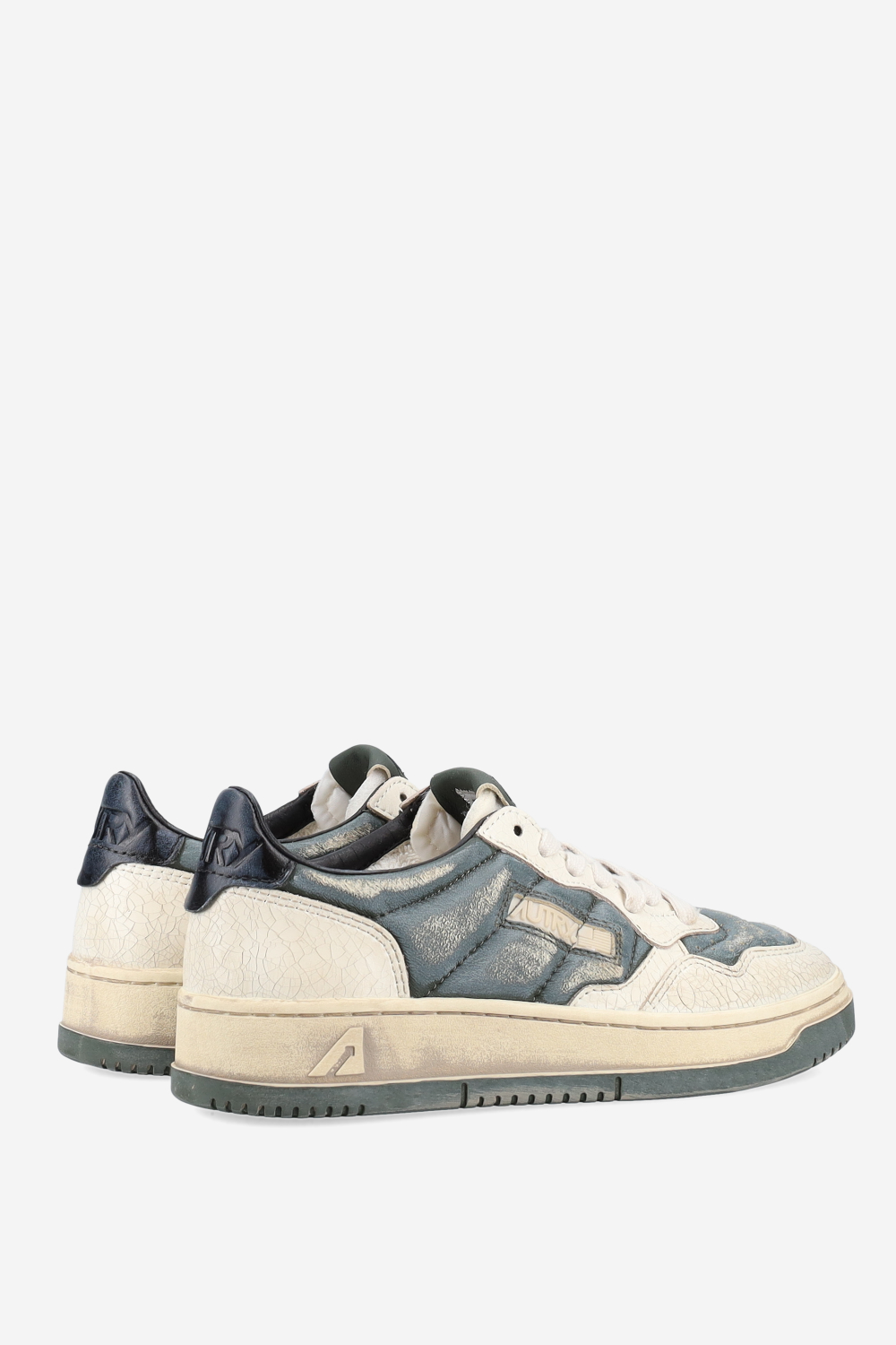 Super vintage low leather sneakers
