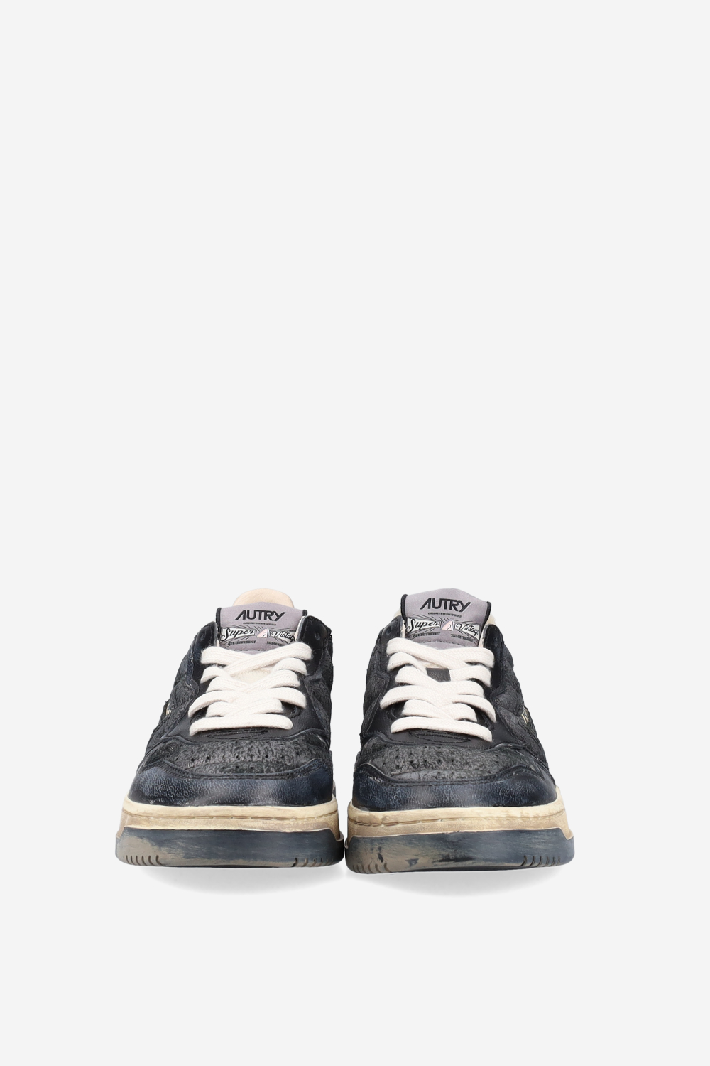 Super vintage low leather sneakers