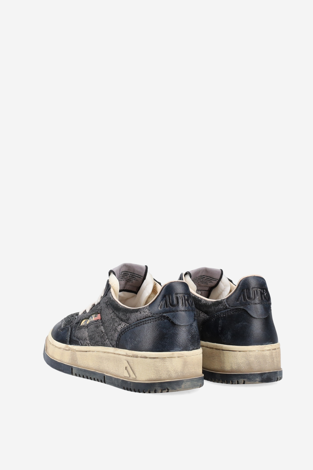 Super vintage low leather sneakers