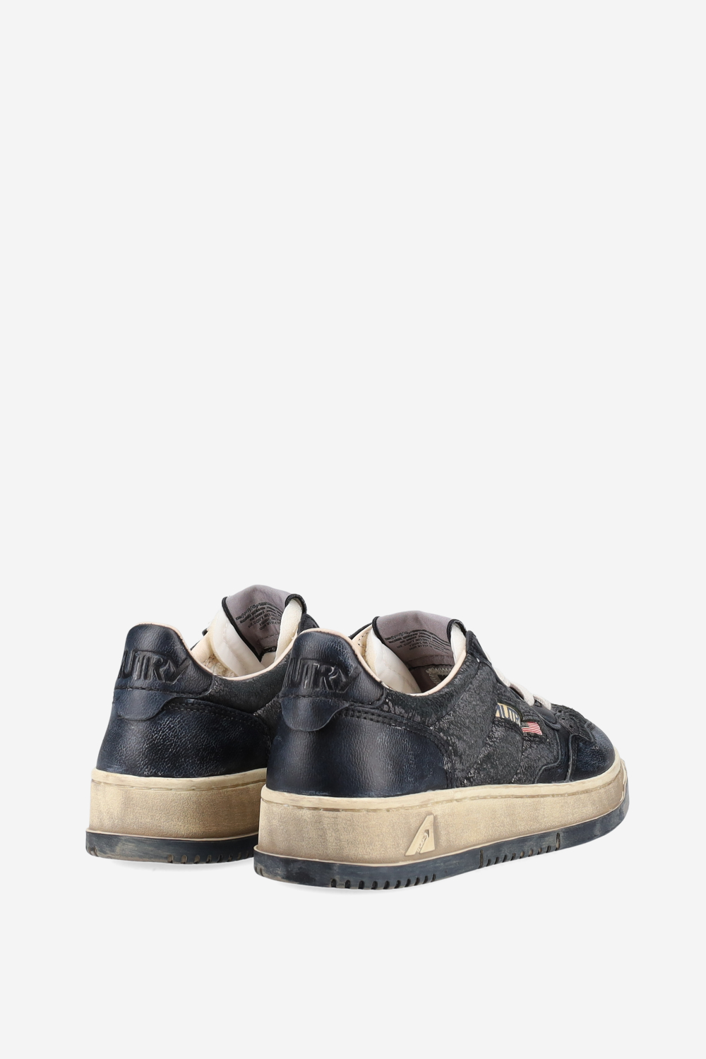 Super vintage low leather sneakers