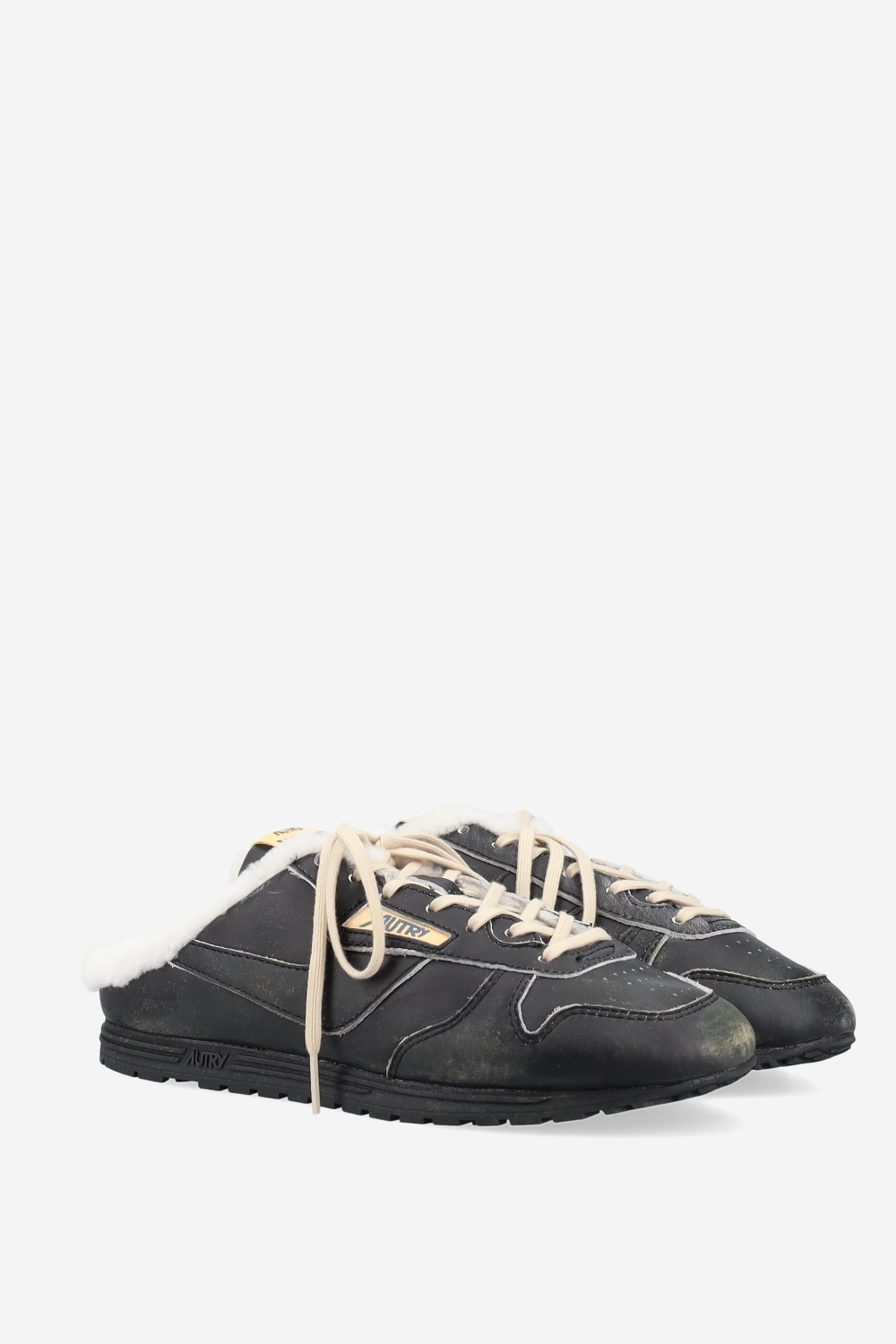 Windspin super vintage leather mules