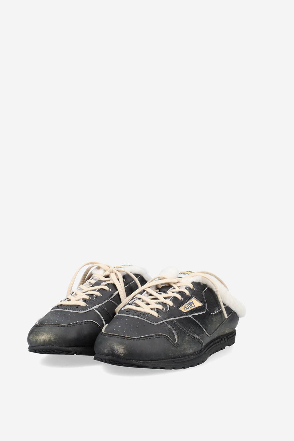 Windspin super vintage leather mules