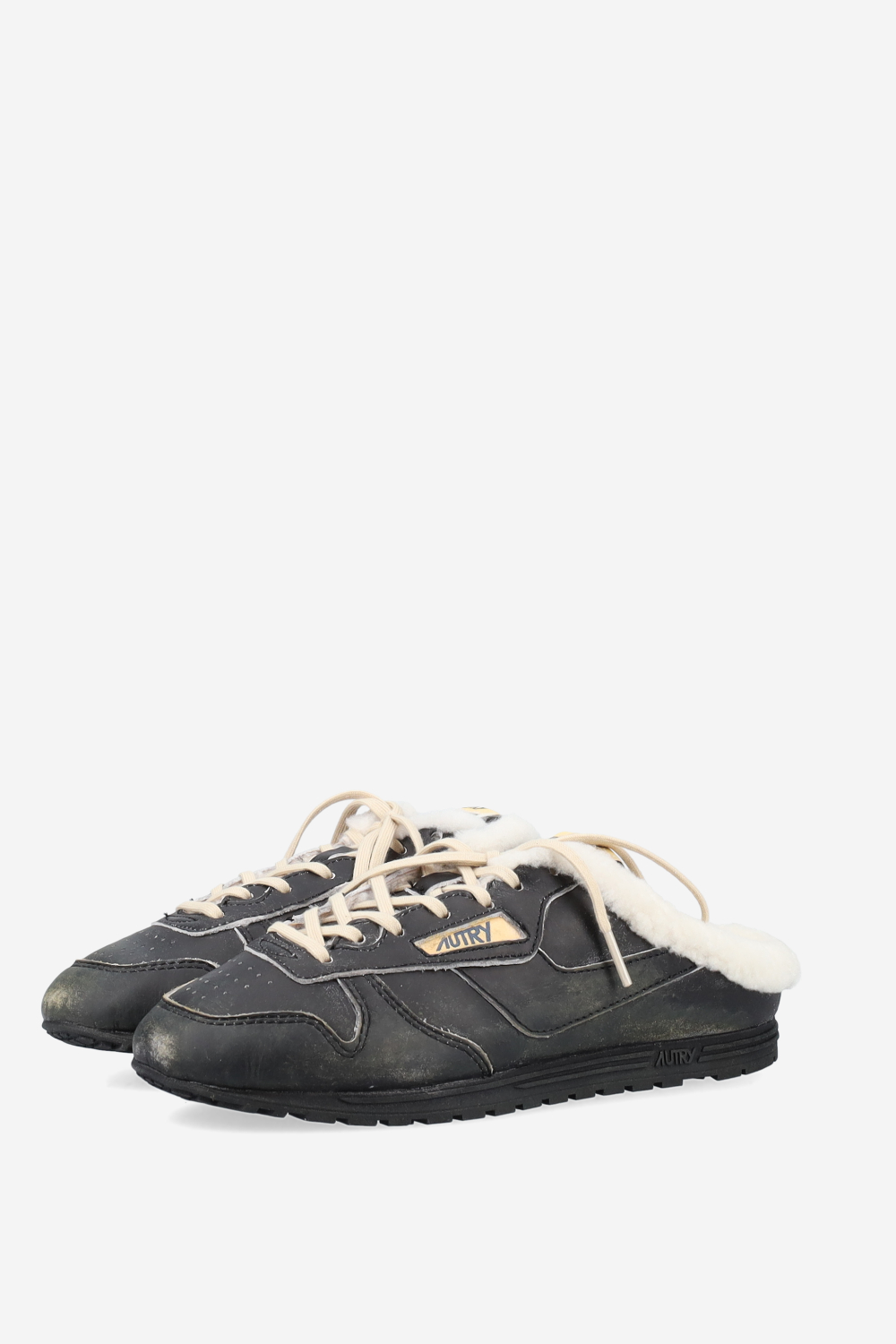 Windspin super vintage leather mules