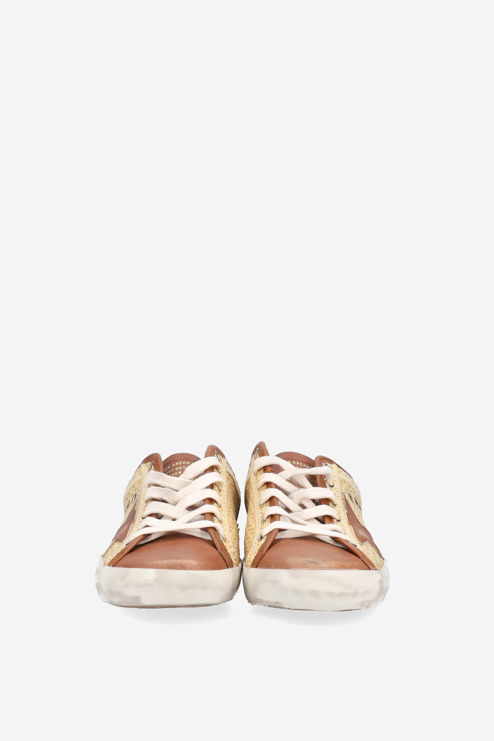 Super star sarbot raffia mule sneakers