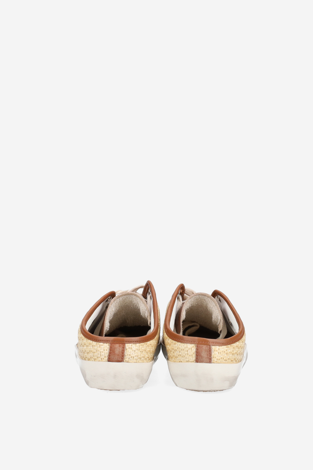 Super star sarbot raffia mule sneakers