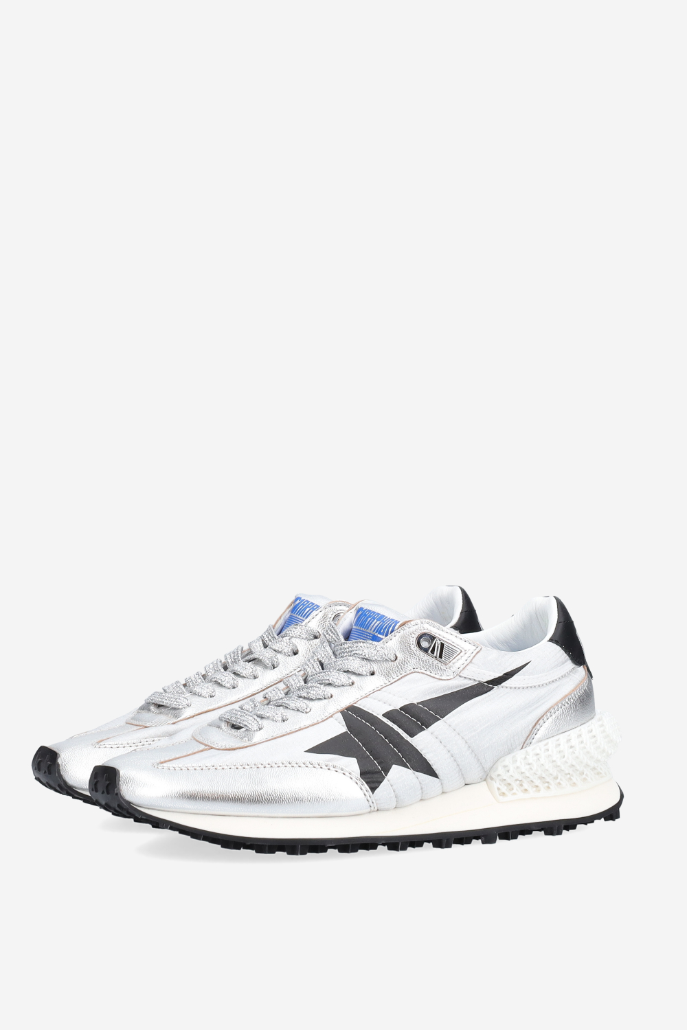Running marathon leather/nylon sneakers