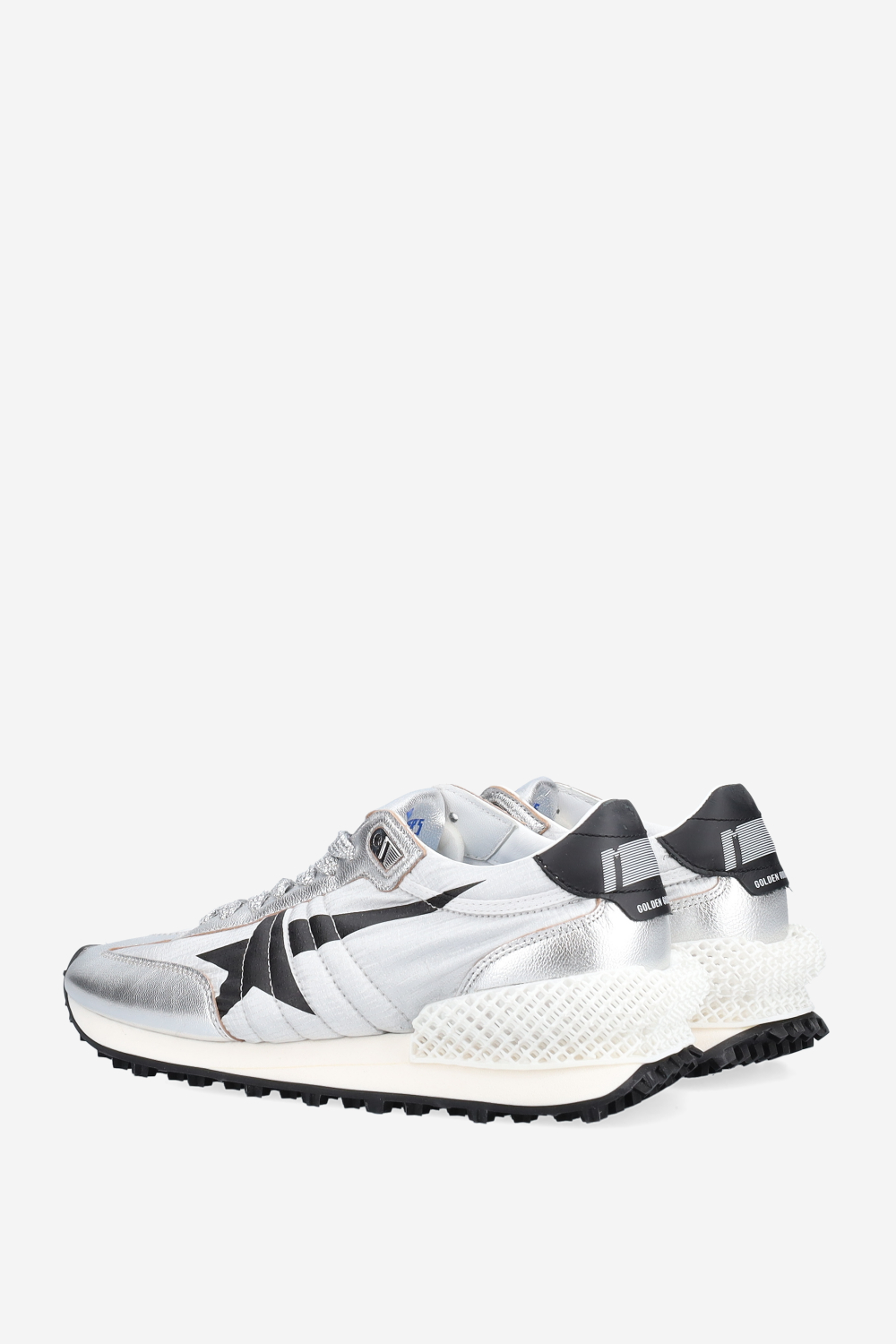 Running marathon leather/nylon sneakers