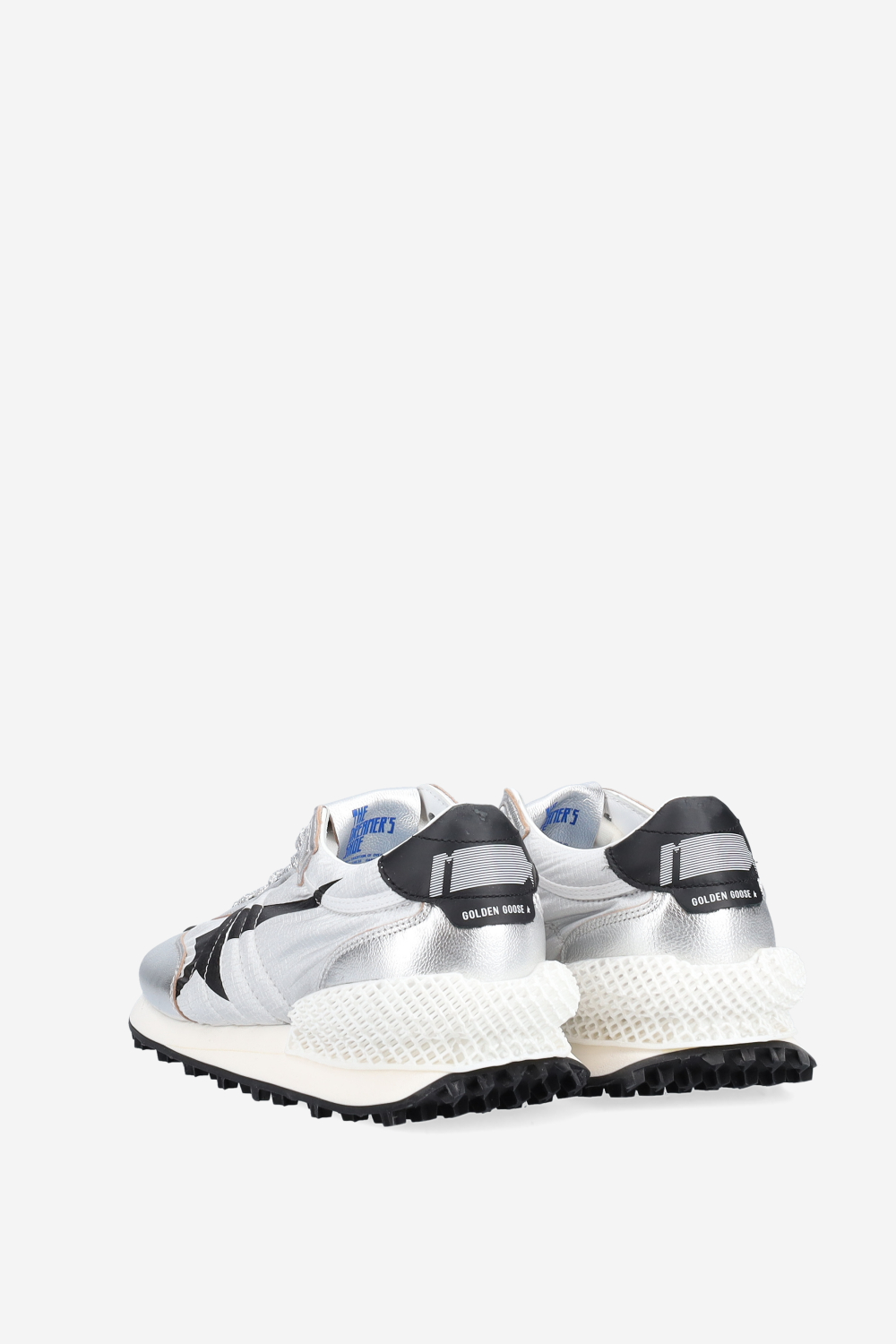 Running marathon leather/nylon sneakers