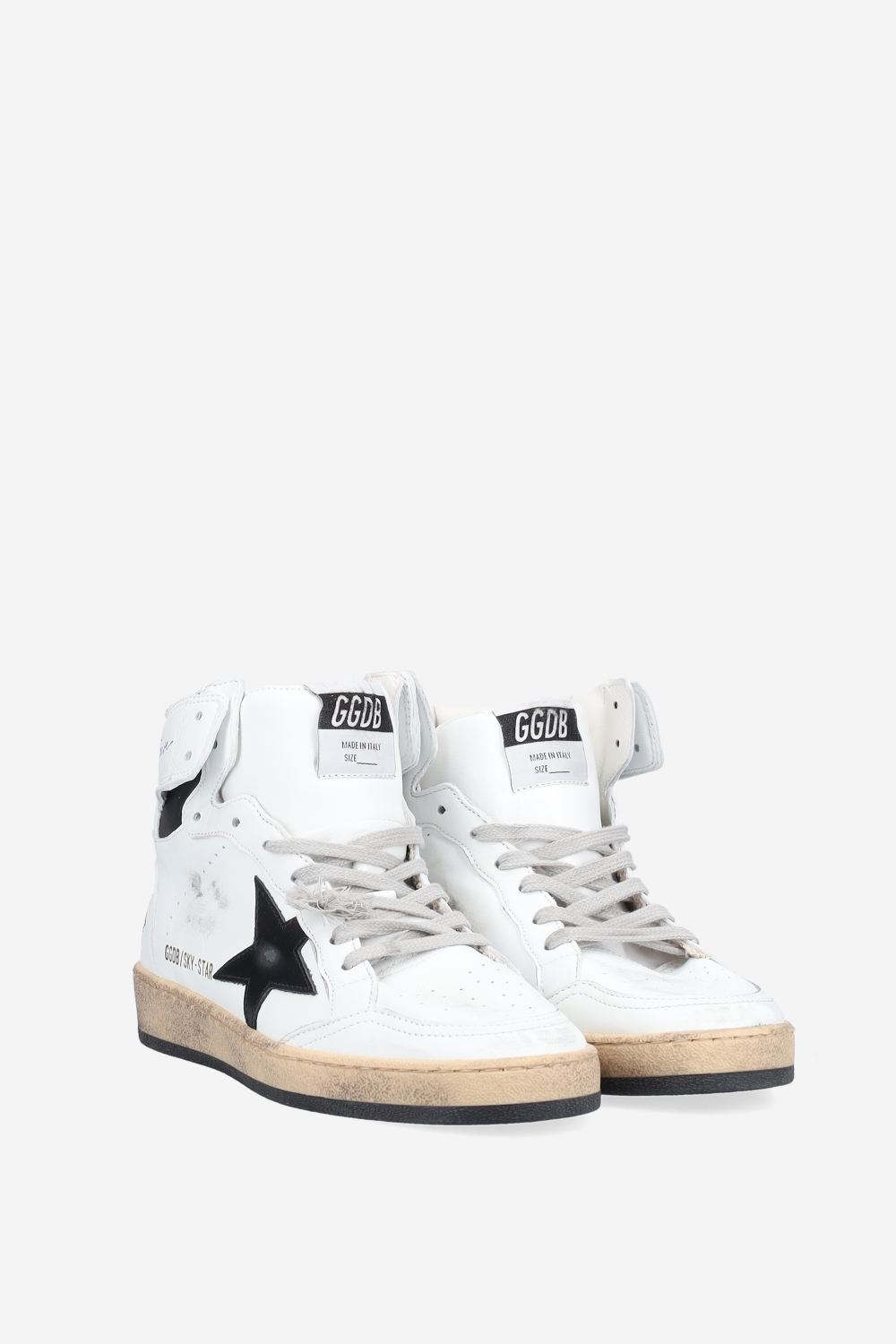 Sky star leather sneakers