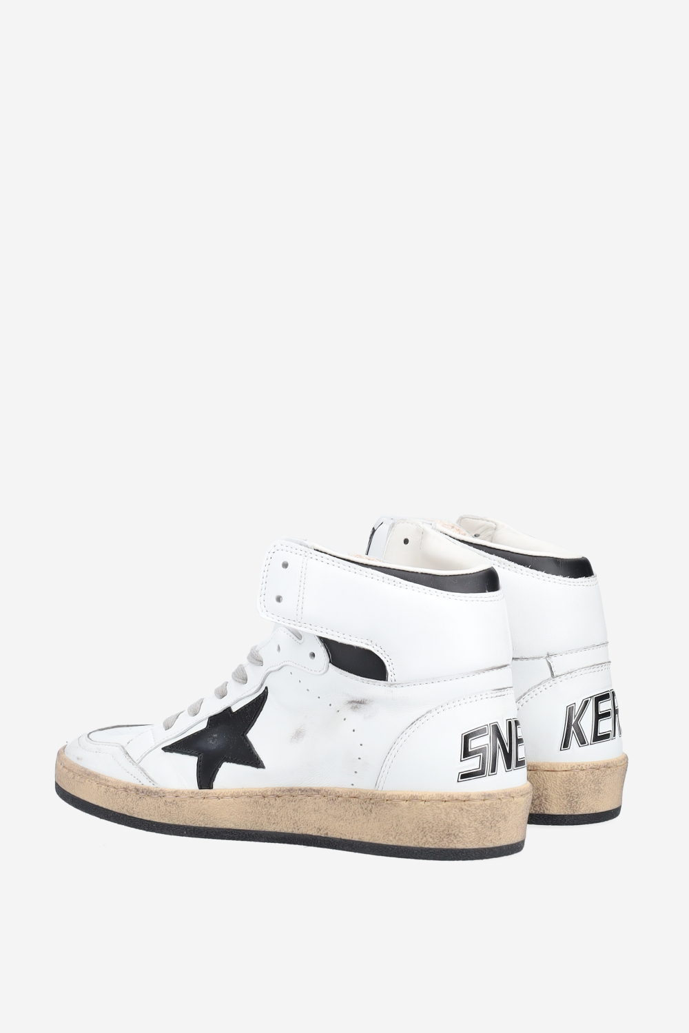 Sky star leather sneakers