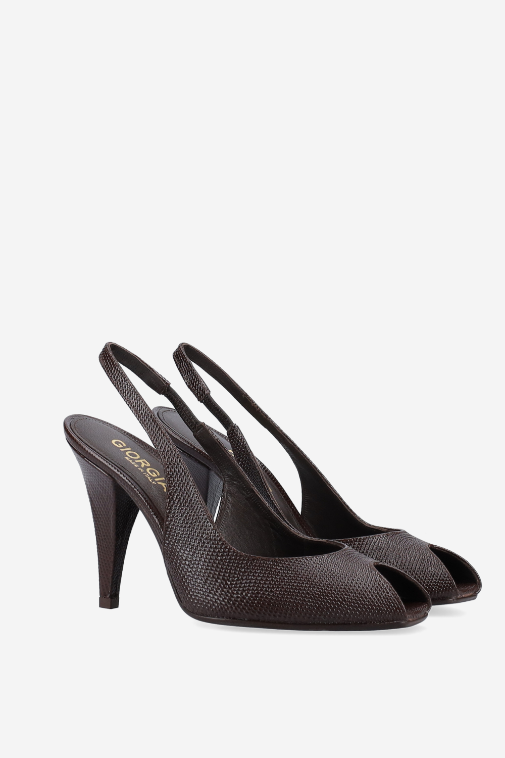 Open toe leather sandals