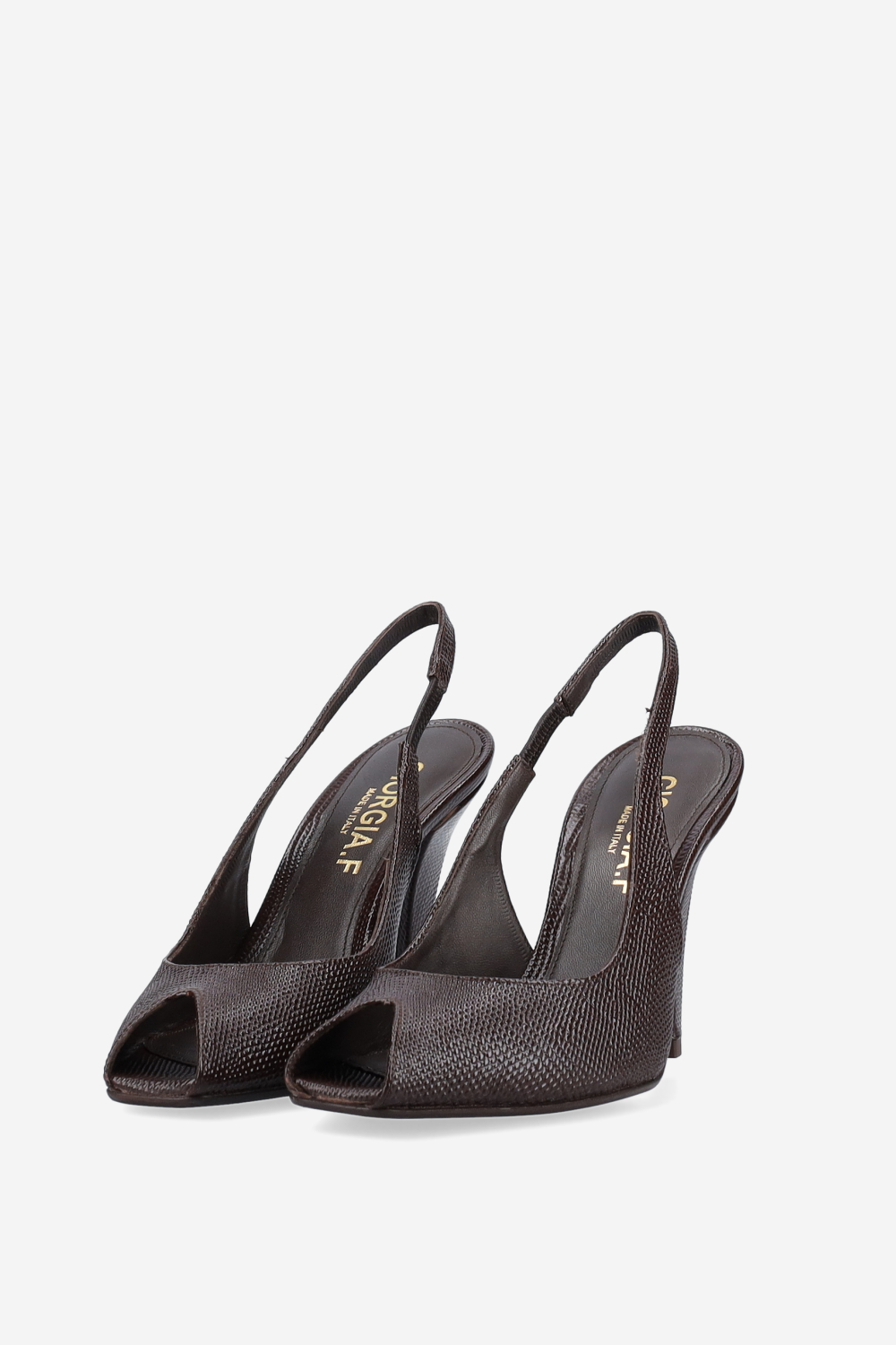 Open toe leather sandals
