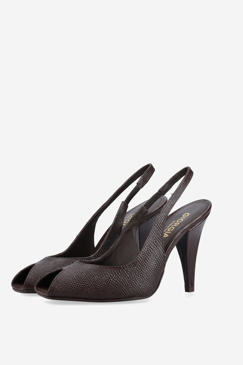 Open toe leather sandals