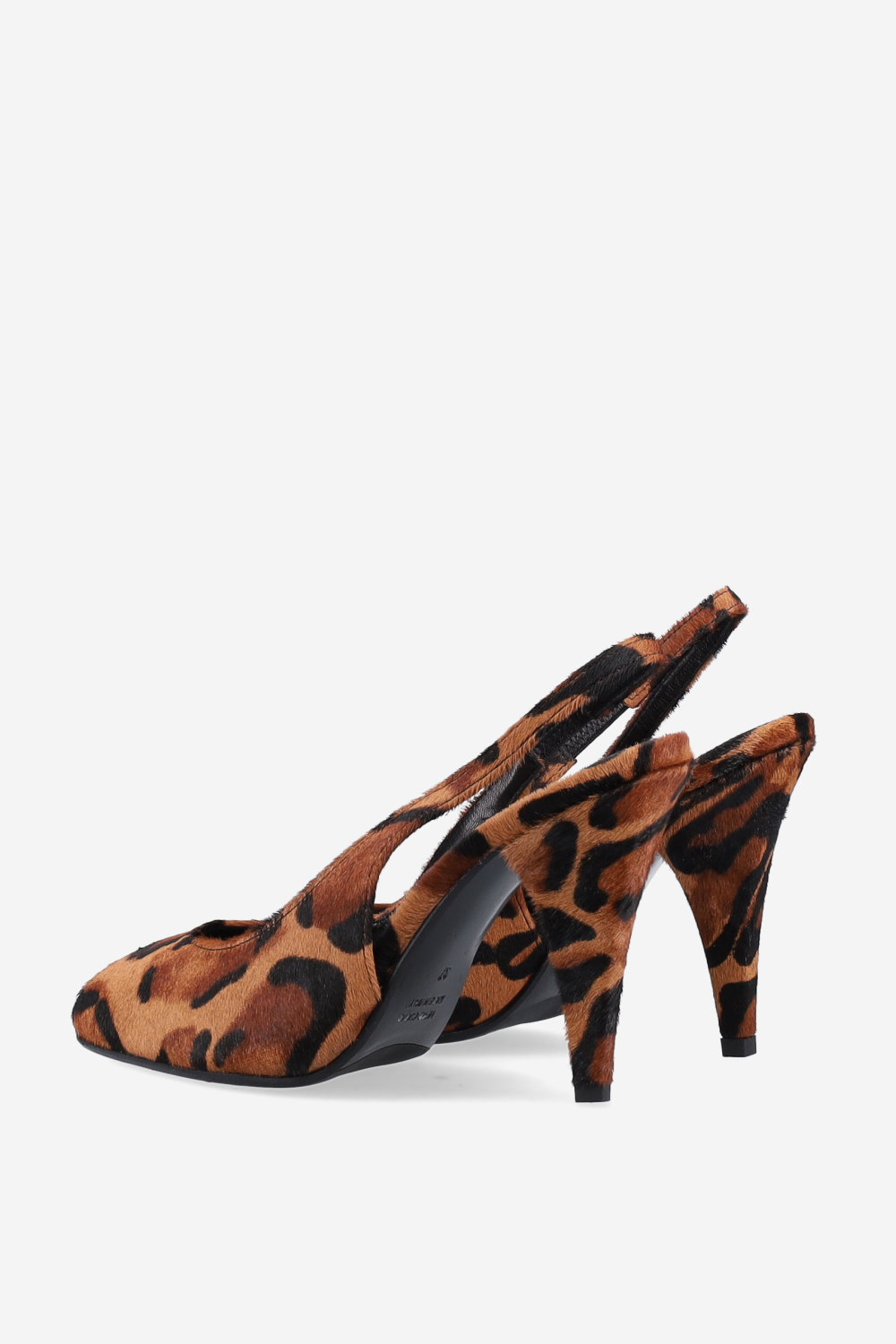 Open toe pony hair sandals