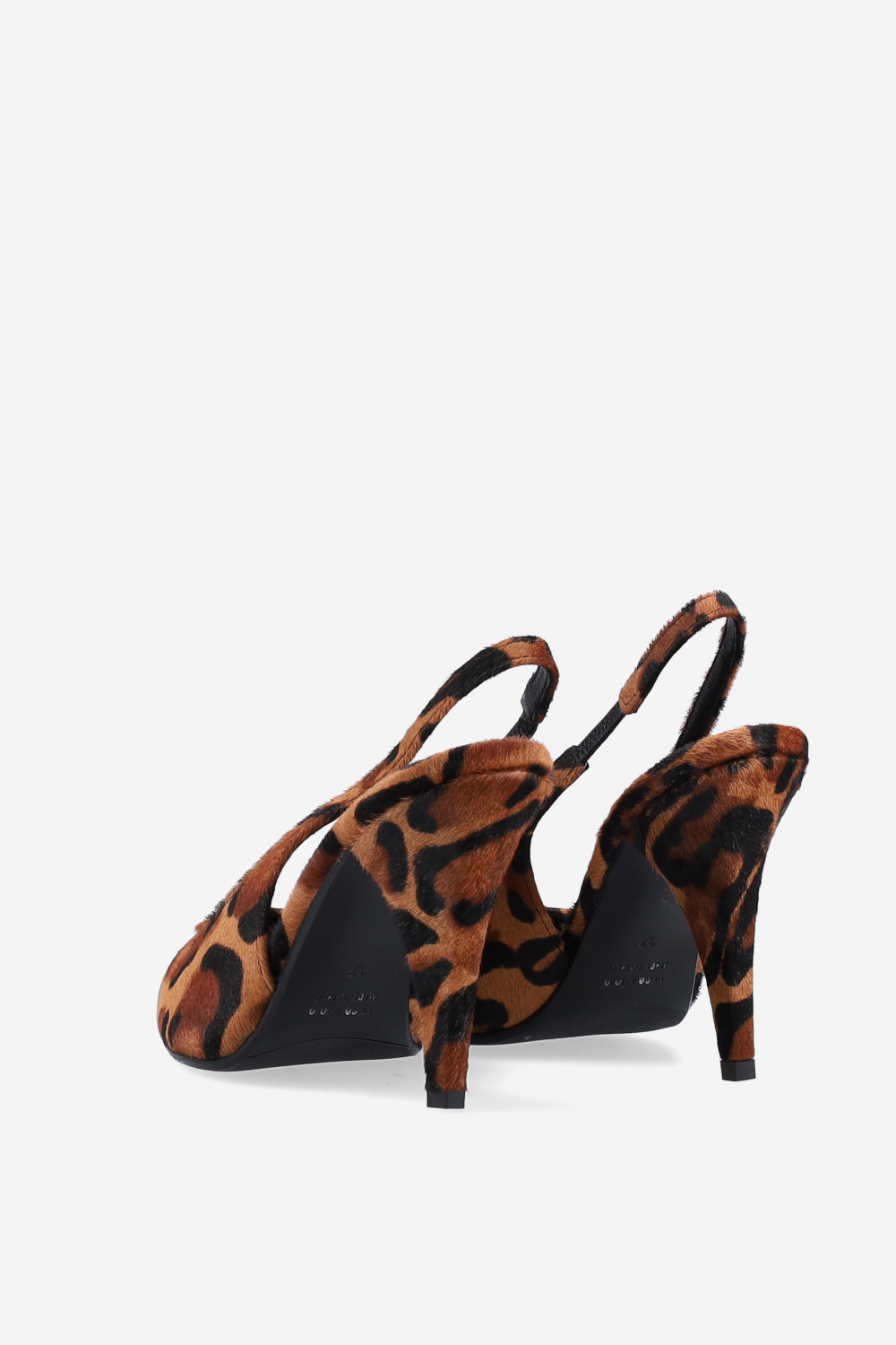 Open toe pony hair sandals