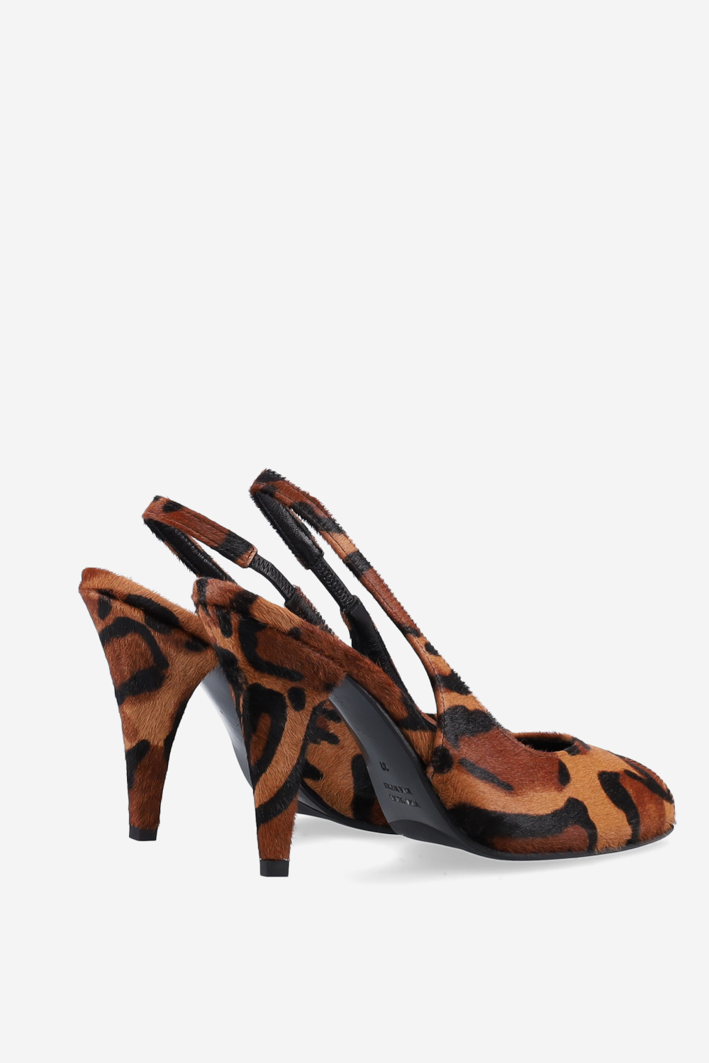 Open toe pony hair sandals