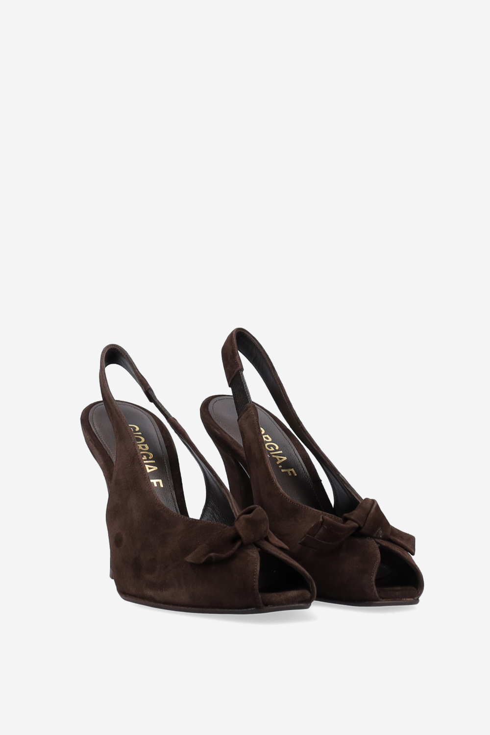 Open toe suede sandals