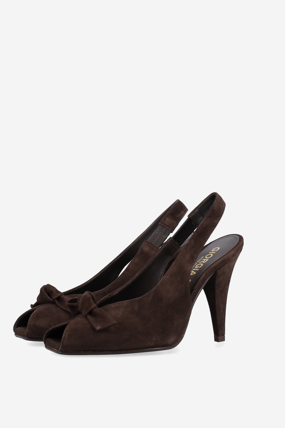 Open toe suede sandals