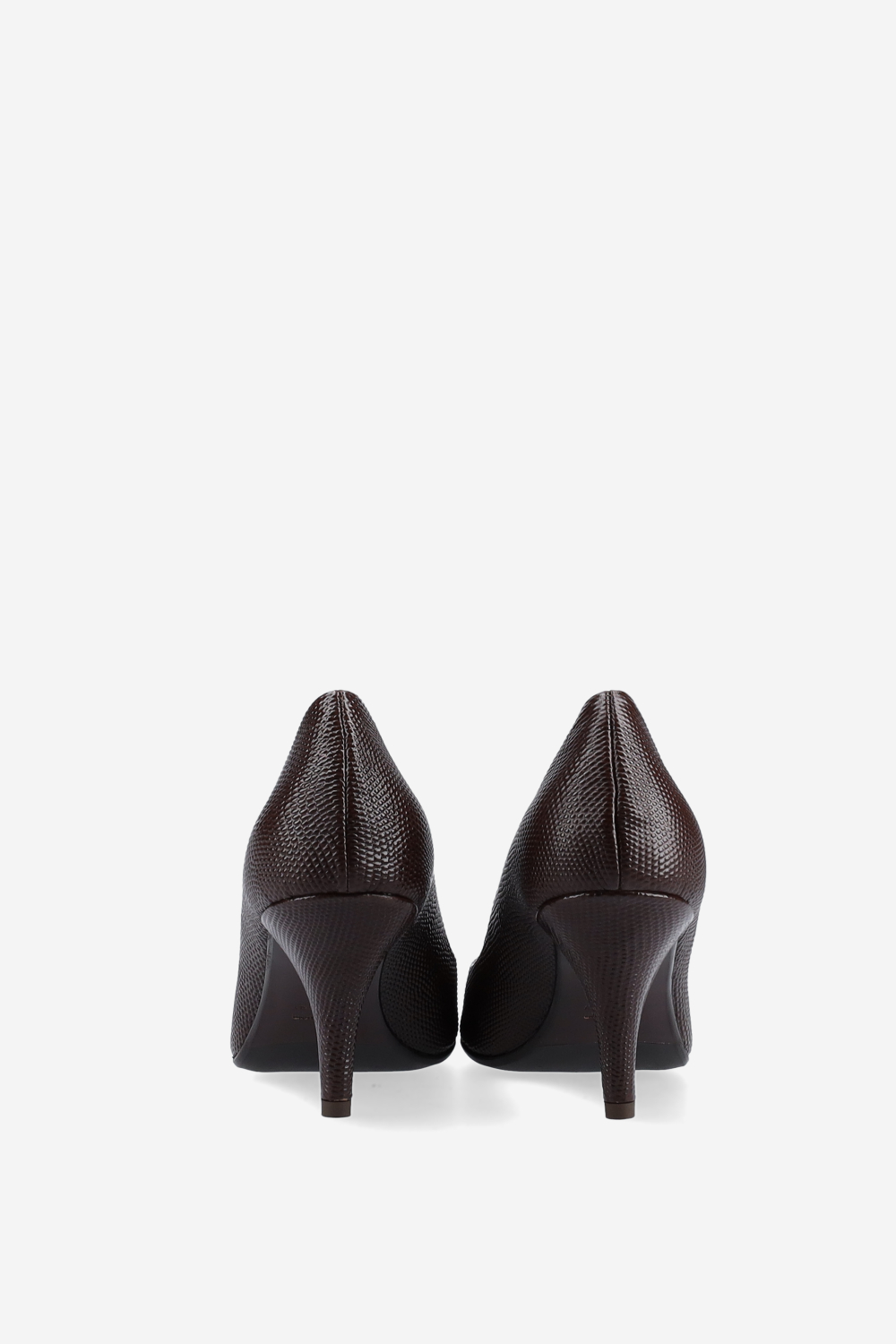 Croco leather pumps
