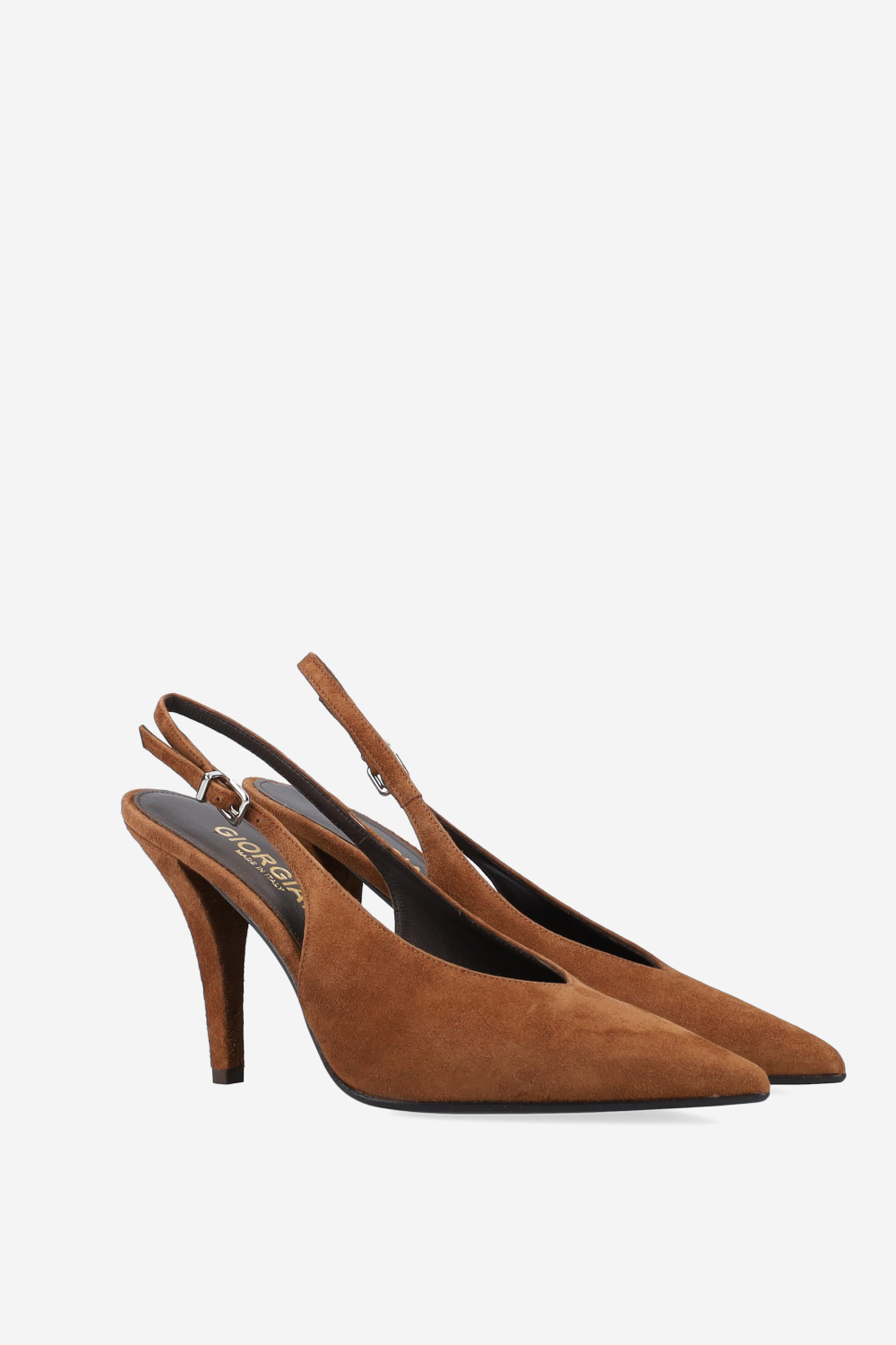 Heeled suede sandals