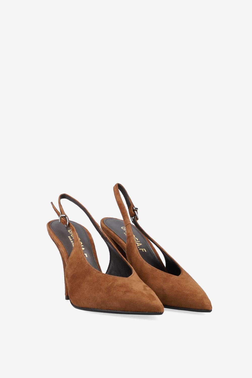 Heeled suede sandals